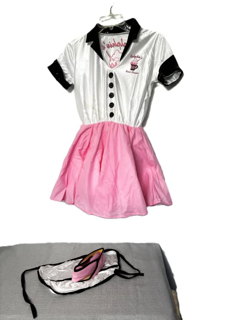 5o’s Ralphie’s Soda Pop Girl Costume by Rubie’s NWT NOS Child Sz 12-14
